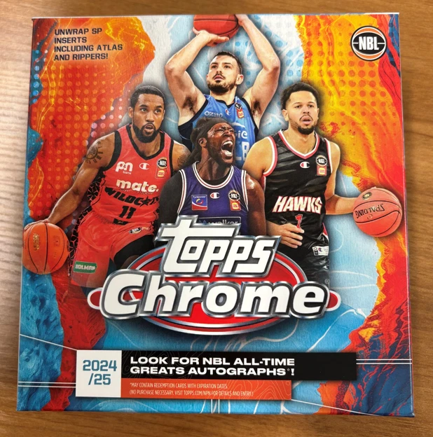 2024-25 Topps Chrome NBL Basketball Mega Box - image 1 of 1
