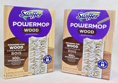 Almohadillas para fregona Swiffer Power diseñadas para madera, 5 unidades de potencia de limpieza - Paquete de 10 Foto 1 de 4