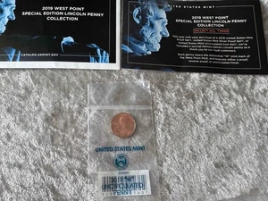 2019 W Lincoln Penny Uncirculated Sealed Original Bag-West Point Shield Cent - Picture 1 of 1