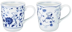 Juego de tazas par Sunupii 630740 índigo arabesco, arabesco / uva (viene en un g... - Imagen 1 de 2
