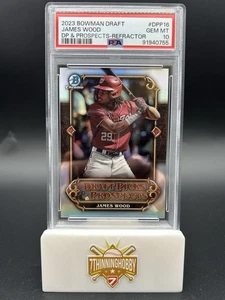 Refractor Bowman Draft James Wood Picks & Prospects 2023/250 PSA 10 Nationals - Imagen 1 de 2
