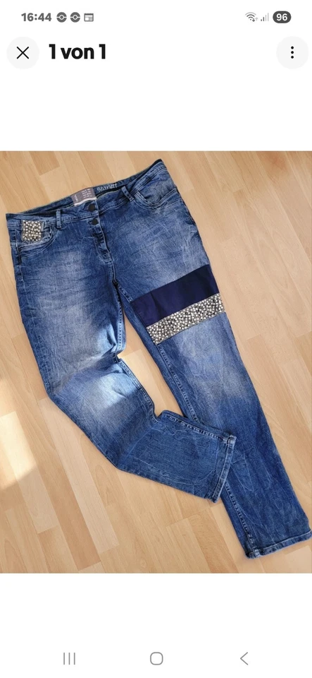 cecil jeans scarlett gr 34 inch (44)mit Pailletten - Bild 1 von 1