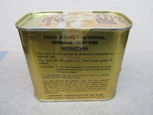 Original Unopened US Military Survival Food Packet General Purpose Spam Cans L2 - Picture 1 of 6