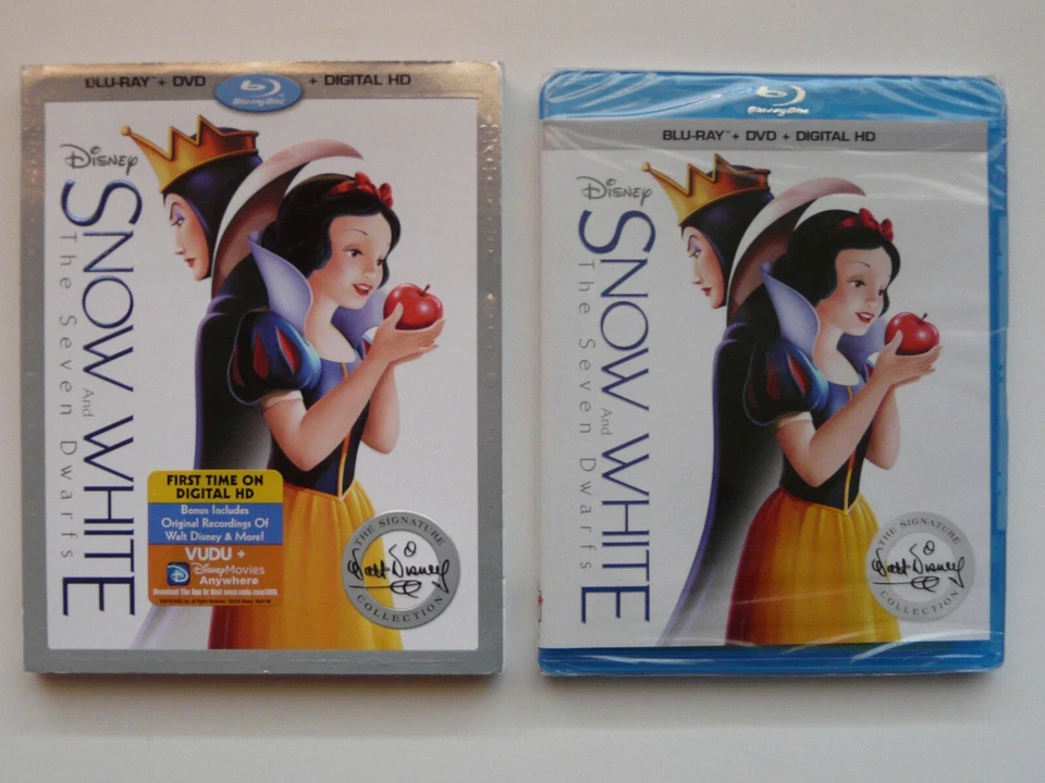 SNOW WHITE & The Seven Dwarfs - Disney Film - (Blu-Ray, DVD 2016) - NEW & SEALED - Image 1 of 4