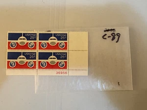U. S. plate block-C-89 - Airmail - comb. shipping! - Picture 1 of 1
