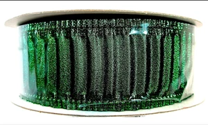 Emerald Green Tinsel Foil Ribbon,Gathered Foil,2" x 25ft.Bed,Bath & Beyond - Picture 1 of 4