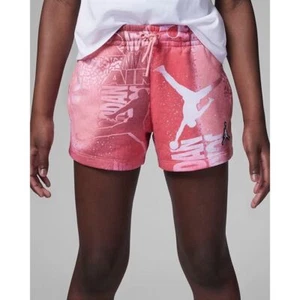 Air Jordan Girls Coral Chalk Athletic Shorts Size S - Picture 1 of 8
