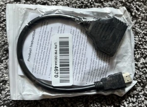 Full HD 1080P HDMI Splitter 1 In 2 Out Cable - Picture 1 of 2