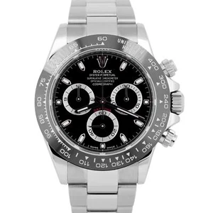 MINT 2023 Rolex Daytona Cosmograph 116500 LN Ceramic Black 40mm Steel Watch - Picture 1 of 7