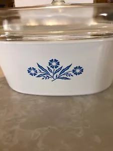 Casseruola vintage Corning Ware blu fiordaliso grande 5 L A-5-B - da collezione - Foto 1 di 6