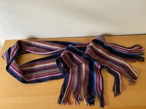 SCARF BUFANDA - Pure new wool Pura lana virgen - 190 x 19 cm - Made in Germany - Imagen 1 de 4