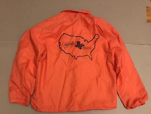 Cardinal Sportswear Nylon Jacket Mens Orange Friendly Roamers L USA - Picture 1 of 7