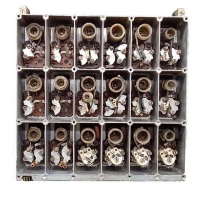 RADIO NACIONAL NC 2-40D CARRO DE BOBINAS MONTAJE DE 18 BOBINAS Foto 1 de 4