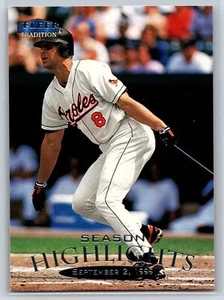 1999 Fleer Tradition Update Cal Ripken Jr Season Highlights Orioles #U-147 - Picture 1 of 2