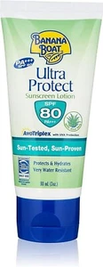 Banana Boat 90 ml Ultra Protect Spf 80 FREE SHIPPING WORLD WIDE - Picture 1 of 3