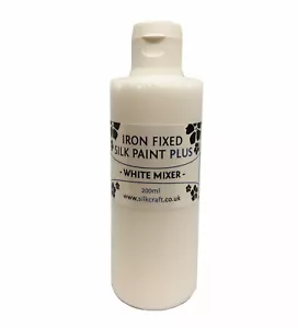 Silkcraft Silk Paint Plus - Iron Fixed 200ml - white mixer - for silk painting - Picture 1 of 1