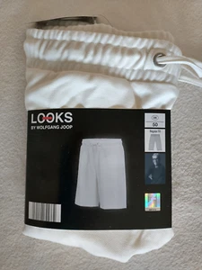 HERREN SHORTS LOOKS BY WOLFGANG JOOP WEISS NEU! Gr.50 REGULAR FIT 74 % - POLYES - Bild 1 von 7