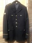 Male Army Service Uniform Asu Dress Blue Enlisted Coat Jacket 35 Long Classic