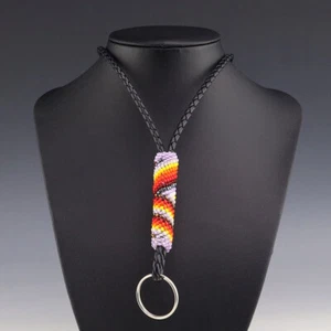 INDIANER NAVAJO PERLEN SCHLÜSSELBAND VON CHARLENE JACKSON - Bild 1 von 5