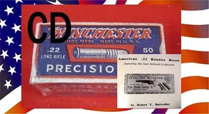 CD 22 BOX REFERENCE rimfire shell  GUN AMMUNITION CD COLLECTOR CD REFERENCE NEW - Picture 1 of 2