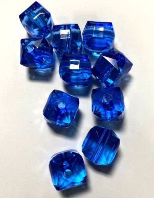 Hermosas cuentas de acrílico facetadas de 14 mm a 33 mm Foto 1 de 4