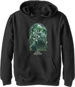 Marvel Boys Doctor Strange Black Medium Hoodie Sweatshirt Movie 2 Group Shot NEW - Picture 1 of 6