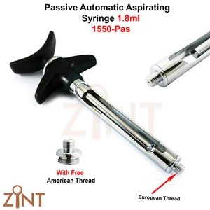 Jeringa autoaspirante auto pasiva para anestesia dental 1,8 ml laboratorios de anestesia CE - Imagen 1 de 3