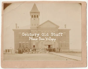 Howard, South Dakota, SD - Antique Photo of the Public School, 1895 - Picture 1 of 2