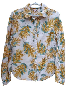 CATH KIDSTON Blouse £60 - UK 10 - Linen & Cotton Floral Print - Picture 1 of 10