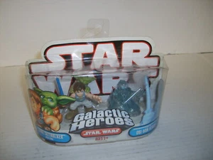 Star Wars Galactic Heroes LUKE SKYWALKER MIT YODA & SPIRIT OF OBI-WAN KENOBI - Bild 1 von 4