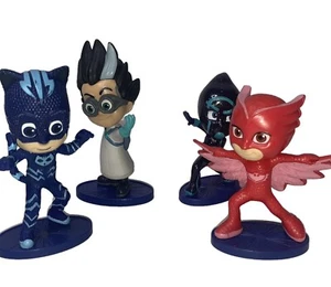 PJ Masks Romeo Catboy Owlette Night Ninja 3 Zoll Actionfigur Kuchen Topper Set - Bild 1 von 6