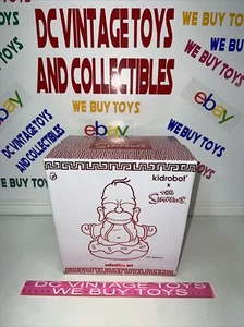 Kidrobot The Simpsons Homer Buddha Vermilion Red 7" Vinyl Figure Brand New - Picture 1 of 7