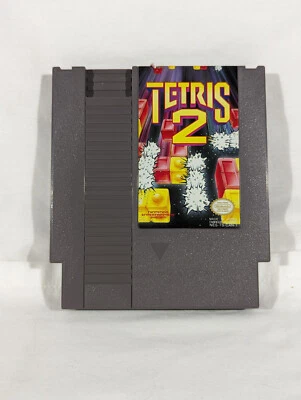 Nintendo NES Tetris 2 NES-TS-USA Cart Only Cleaned Working - Image 1 of 4