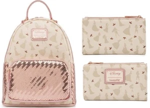Mini Mochila y Billetera Loungefly Disney Princess Ultimate Celebration con Lentejuelas - Imagen 1 de 21