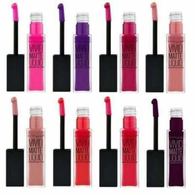 Maybelline Color Sensational Vivid Matte Liquid Lip Color ~ Choose Shade - Image 1 of 2