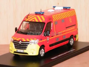 RENAULT MASTER 2019 VSAV SDIS 06 ELIGOR 1/43 Réf 117638 - Imagen 1 de 3