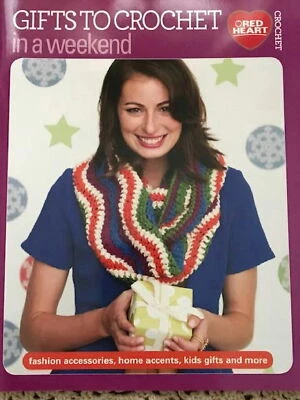 GIFTS to CROCHET in a WEEKEND Pattern Book Clothing Accessories Home Decor Kids - Image 1 of 2