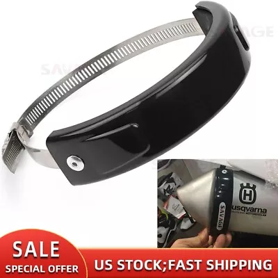 Protector de escape ovalado para Husqvarna Fe250 Fe350 Fe450 Fe501 FX350/450 Foto 1 de 4