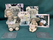 Lot Of 2 Kim Anderson Pretty As A Picture Figurines Baby Heart Carriage Heaven