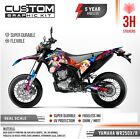 Custom made Yamaha WR250X WR250R 2007 - 2021 Graphics Decals Stickers full kit