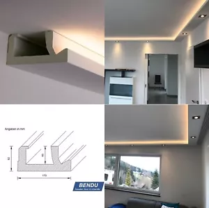 BENDU Stuckleiste WDML-170A | indirekte LED-Beleuchtung von Wand und Decke - Bild 1 von 7