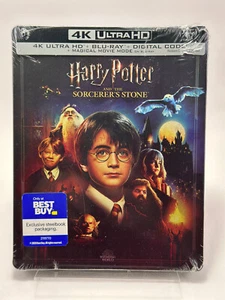 Brand New! Harry Potter and the Sorcerer's Stone 4K Steelbook Best Buy  2001 - Picture 1 of 6