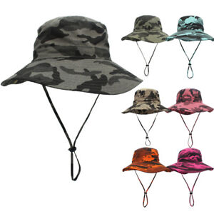 Tactical Camouflage Boonie Hat Army Military Hunting Outdoor Sun Cap Headwear