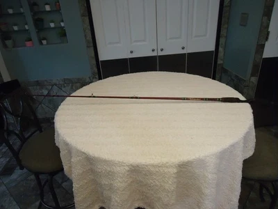 VINTAGE GARCIA 5 1/2 FT STIFF ACTION 1 PC CASTING ROD 8327-A ( missing guides) # - Image 1 of 4