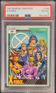 X-Force - 1991 Impel Marvel Universe #148 - PSA 8 NM-Mint | Brand New Slab - Picture 1 of 2