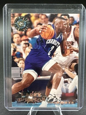 Larry Johnson - 1995-96 Stadium Club #283 - Charlotte Hornets - Image 1 of 2