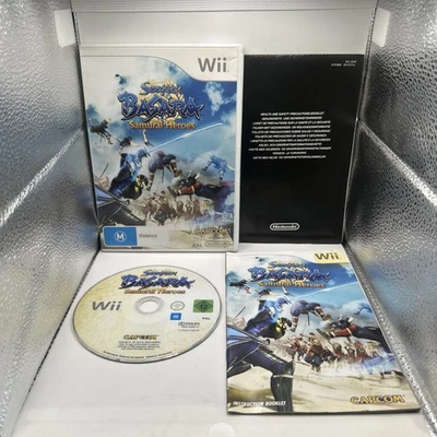 Sengoku Basara: Samurai Heroes • Nintendo Wii Game + Manual (2010) AUS • Capcom - Image 1 of 4