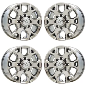 18" Dodge Ram 2500-3500 Truck Bright Chrome wheels rims Factory OEM set 2693 - Picture 1 of 8
