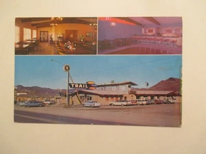 Soda Springs Idaho Postkarte Trail Motel Ausweis - Bild 1 von 2