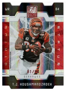 T.J. Houshmandzadeh 81/84 - Seattle (NFL) 2009 Donruss Elite Football # 22 Mint - Picture 1 of 1